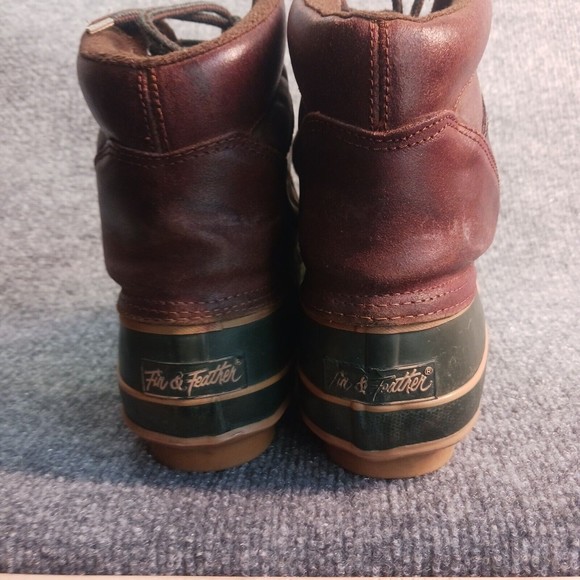 Vintage Fin & Fur Hunting Shoe Duck Boots Made In USA Made US Sz 8 Mens main image 13